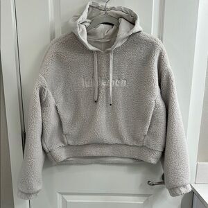 Lululemon Cream Sherpa Hoodie